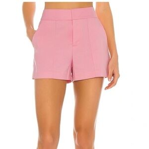 Alice + Olivia High Waist Pink Shorts